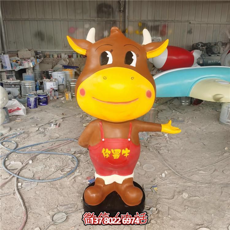 多彩玻璃鋼雕塑，精美卡通公仔，裝點你的店鋪