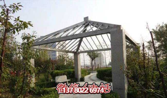 花崗巖石雕涼亭，點綴精彩的戶外空間