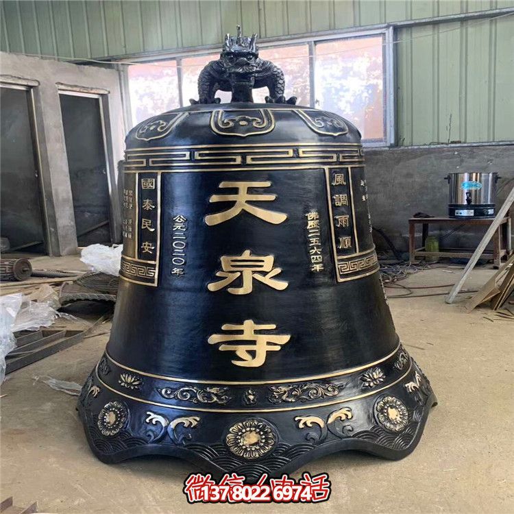 天泉青銅掛鐘雕塑傳承古老文化，鑄就精美藝術(shù)品