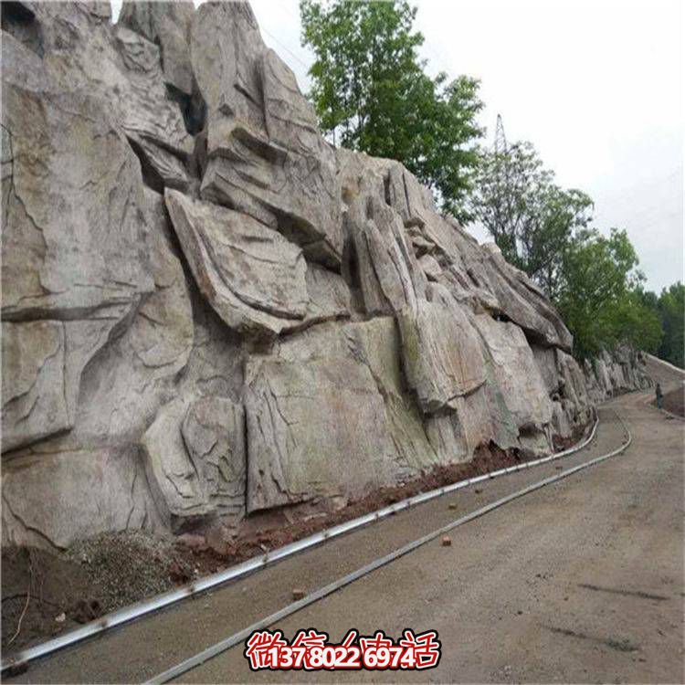 美輪美奐的景觀石，改善戶外街道路邊大型景觀