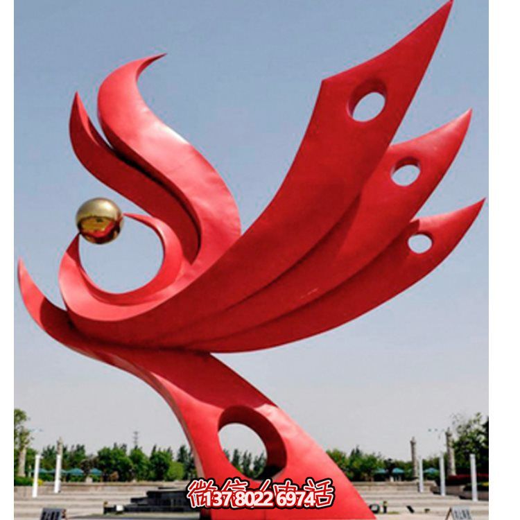 不銹鋼創(chuàng)意廣場標志擺件