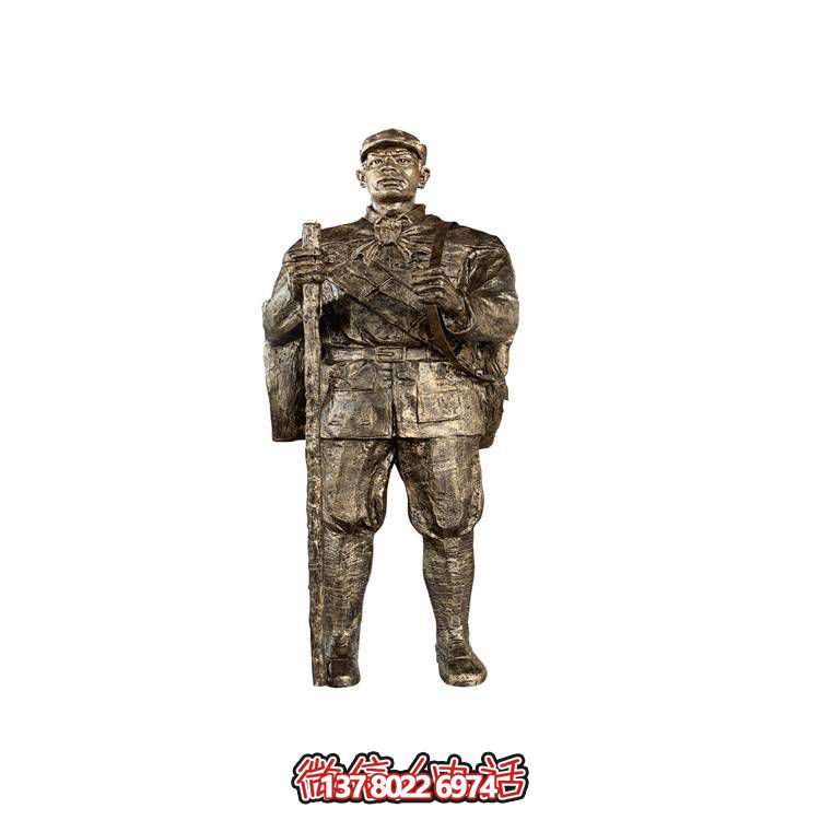 仿銅玻璃鋼戶(hù)外街道人物裝飾