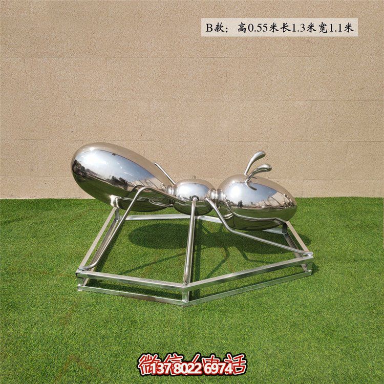 不銹鋼螞蟻雕塑，讓你的小區(qū)、公園、草坪更具特色