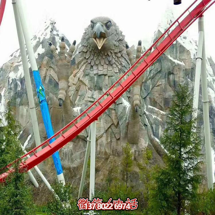 仿真老鷹玻璃鋼樹脂動(dòng)物雕塑