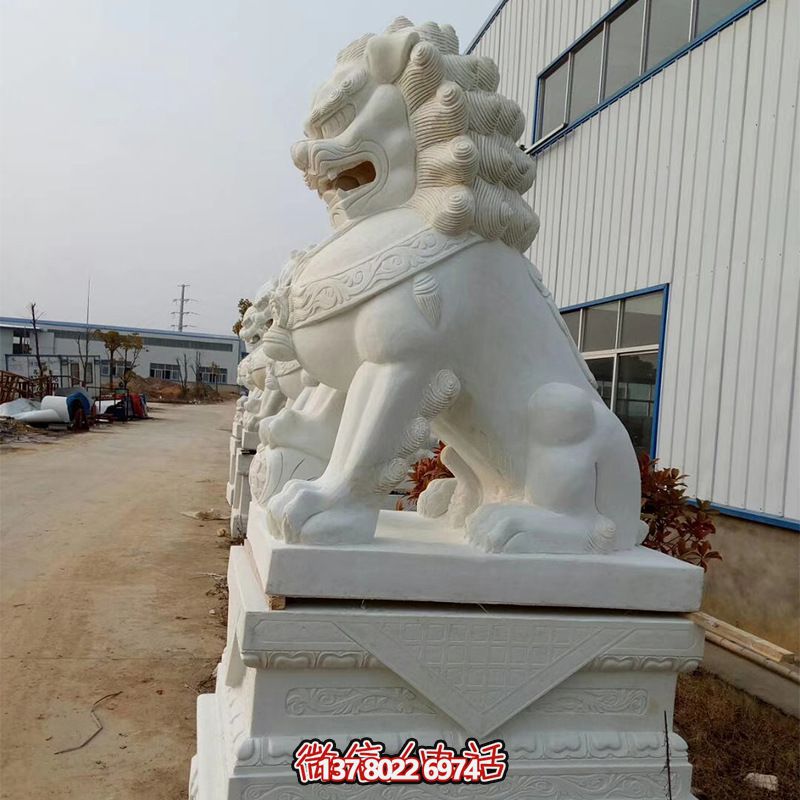 高品質(zhì)石雕麒麟雕塑，點綴企業(yè)公司大門口，增添鎮(zhèn)宅財運