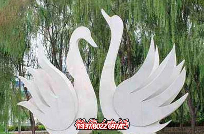 公園創(chuàng)意放飛玻璃鋼天鵝雕塑 公園創(chuàng)意放飛玻璃鋼天鵝雕塑