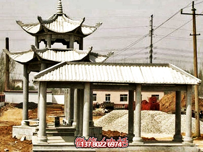 景區(qū)簡易長廊仿古建涼亭休閑座椅雕塑 景區(qū)簡易長廊仿古建涼亭休閑座椅雕塑